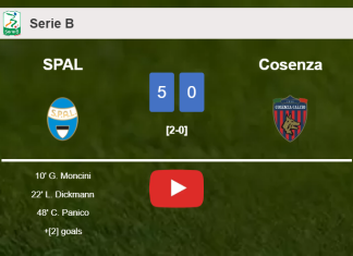 SPAL liquidates Cosenza 5-0 with a fantastic performance. HIGHLIGHTS
