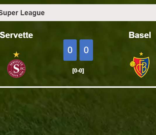 Servette draws 0-0 with Basel on Sunday