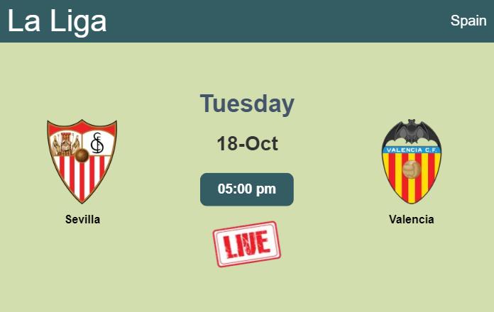 How to watch Sevilla vs. Valencia on live stream and at what time