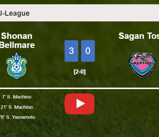Shonan Bellmare overcomes Sagan Tosu 3-0. HIGHLIGHTS