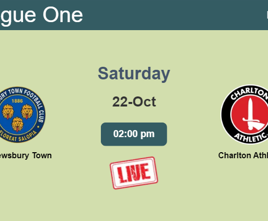 How to watch Shrewsbury Town vs. Charlton Athletic on live stream and at what time