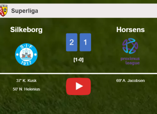 Silkeborg overcomes Horsens 2-1. HIGHLIGHTS