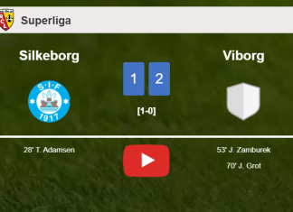 Viborg recovers a 0-1 deficit to defeat Silkeborg 2-1. HIGHLIGHTS