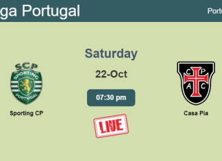 How to watch Sporting CP vs. Casa Pia on live stream and at what time