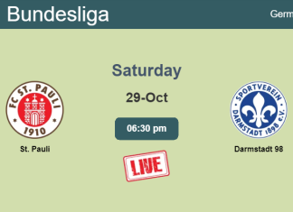 How to watch St. Pauli vs. Darmstadt 98 on live stream and at what time
