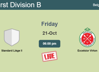 How to watch Standard Liège II vs. Excelsior Virton on live stream and at what time