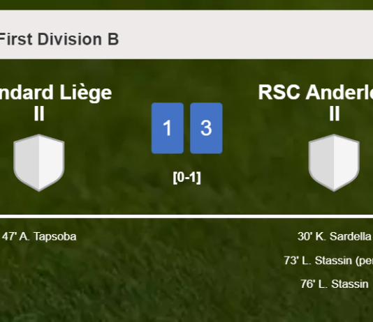 RSC Anderlecht II tops Standard Liège II 3-1