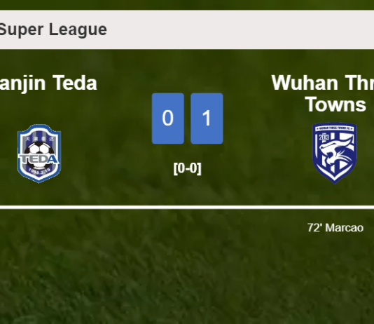 Wuhan Three Towns conquers Tianjin Teda 1-0 with a goal scored by Marcao