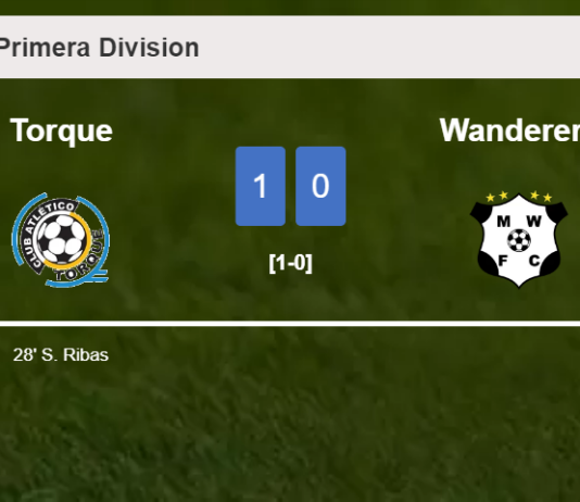 Torque overcomes Wanderers 1-0 with a goal scored by S. Ribas