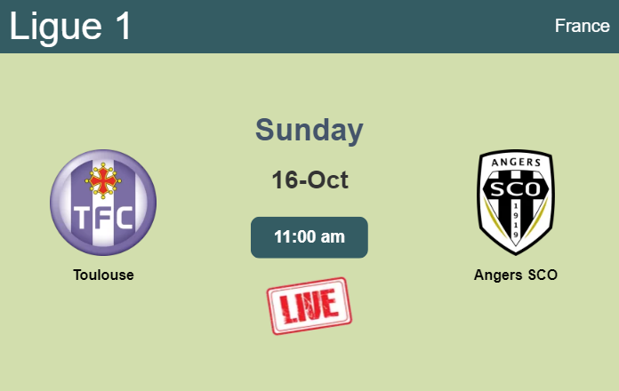 How to watch Toulouse vs. Angers SCO on live stream and at what time
