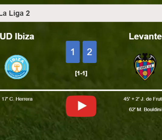 Levante recovers a 0-1 deficit to conquer UD Ibiza 2-1. HIGHLIGHTS