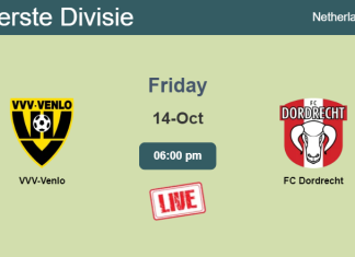 How to watch VVV-Venlo vs. FC Dordrecht on live stream and at what time