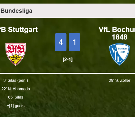 VfB Stuttgart destroys VfL Bochum 1848 4-1 after playing a fantastic match