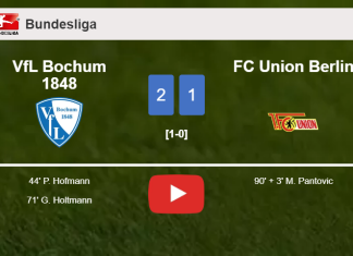 VfL Bochum 1848 steals a 2-1 win against FC Union Berlin. HIGHLIGHTS