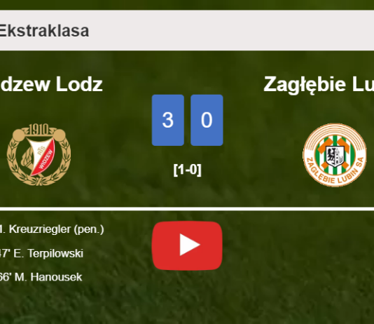 Widzew Lodz tops Zagłębie Lubin 3-0. HIGHLIGHTS