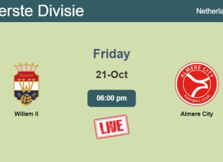 How to watch Willem II vs. Almere City on live stream and at what time