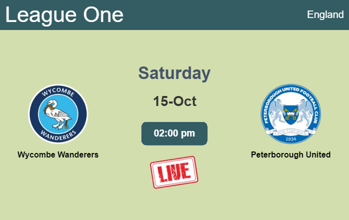 How to watch Wycombe Wanderers vs. Peterborough United on live stream and at what time