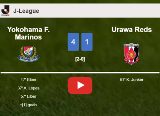 Yokohama F. Marinos obliterates Urawa Reds 4-1 playing a great match. HIGHLIGHTS