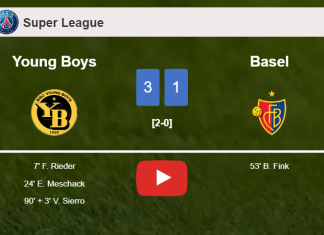 Young Boys prevails over Basel 3-1. HIGHLIGHTS