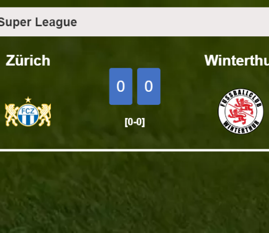 Zürich draws 0-0 with Winterthur on Sunday