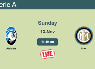 How to watch Atalanta vs. Inter on live stream and at what time