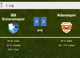 BB Erzurumspor tops Adanaspor 3-2
