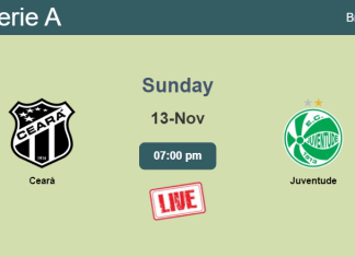 How to watch Ceará vs. Juventude on live stream and at what time