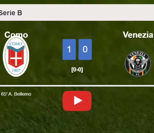 Como defeats Venezia 1-0 with a goal scored by A. Bellemo. HIGHLIGHTS