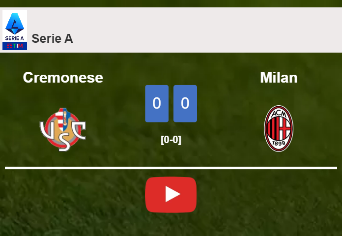 Cremonese stops Milan with a 0-0 draw. HIGHLIGHTS