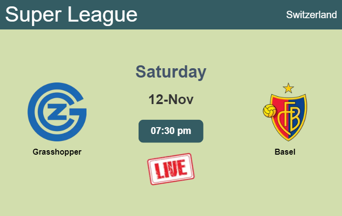 How to watch Grasshopper vs. Basel on live stream and at what time