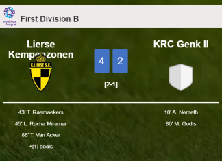 Lierse Kempenzonen prevails over KRC Genk II 4-2