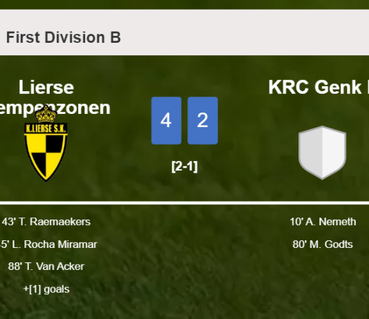 Lierse Kempenzonen prevails over KRC Genk II 4-2