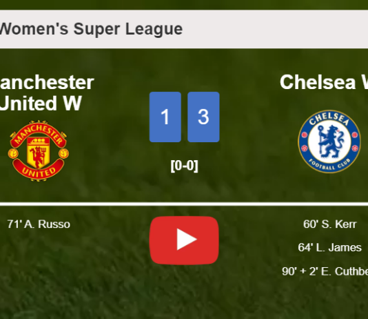 Chelsea prevails over Manchester United 3-1. HIGHLIGHTS