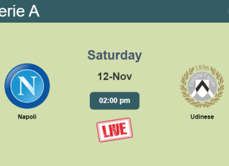 How to watch Napoli vs. Udinese on live stream and at what time