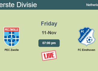 How to watch PEC Zwolle vs. FC Eindhoven on live stream and at what time