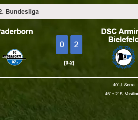 DSC Arminia Bielefeld surprises Paderborn with a 2-0 win
