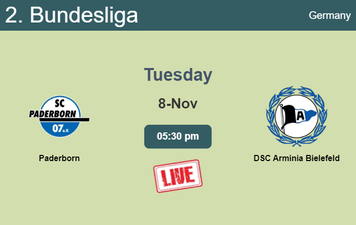 How to watch Paderborn vs. DSC Arminia Bielefeld on live stream and at what time