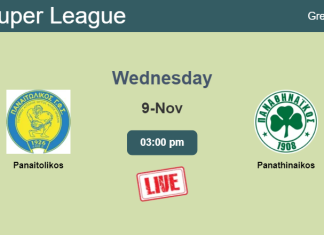 How to watch Panaitolikos vs. Panathinaikos on live stream and at what time