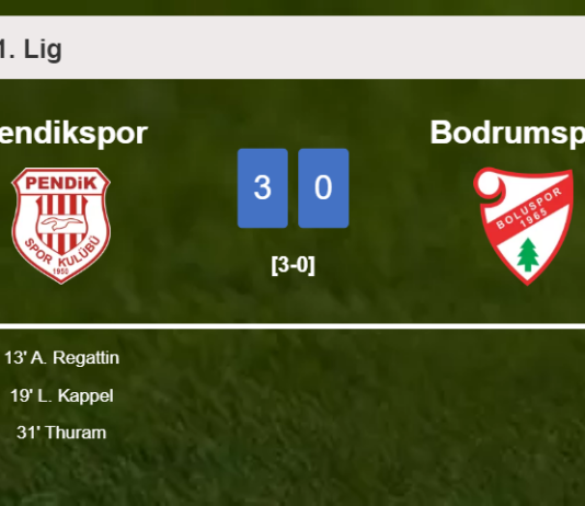 Pendikspor overcomes Bodrumspor 3-0