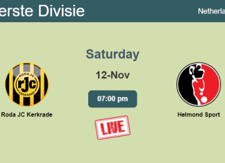How to watch Roda JC Kerkrade vs. Helmond Sport on live stream and at what time
