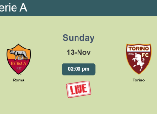 How to watch Roma vs. Torino on live stream and at what time