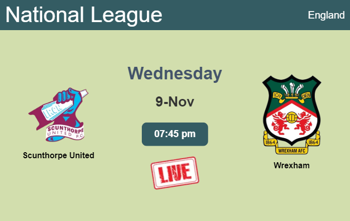 How to watch Scunthorpe United vs. Wrexham on live stream and at what time
