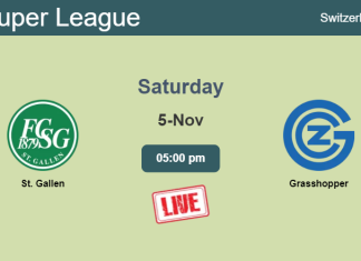 How to watch St. Gallen vs. Grasshopper on live stream and at what time