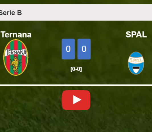 Ternana draws 0-0 with SPAL on Saturday. HIGHLIGHTS