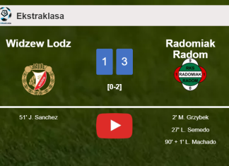 Radomiak Radom prevails over Widzew Lodz 3-1. HIGHLIGHTS