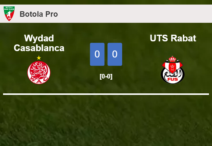 Wydad Casablanca draws 0-0 with UTS Rabat with B. Sambou missing a penalt