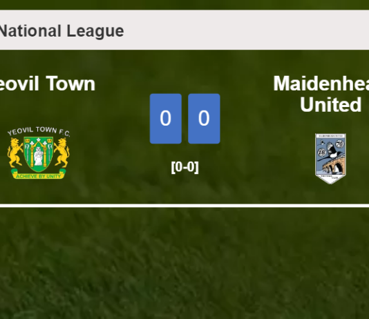 Maidenhead United draws 0-0 with Yeovil Town on Tuesday