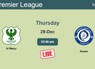 How to watch Al Masry vs. Aswan on live stream and at what time