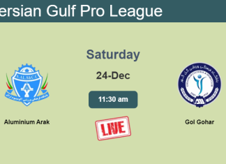 How to watch Aluminium Arak vs. Gol Gohar on live stream and at what time