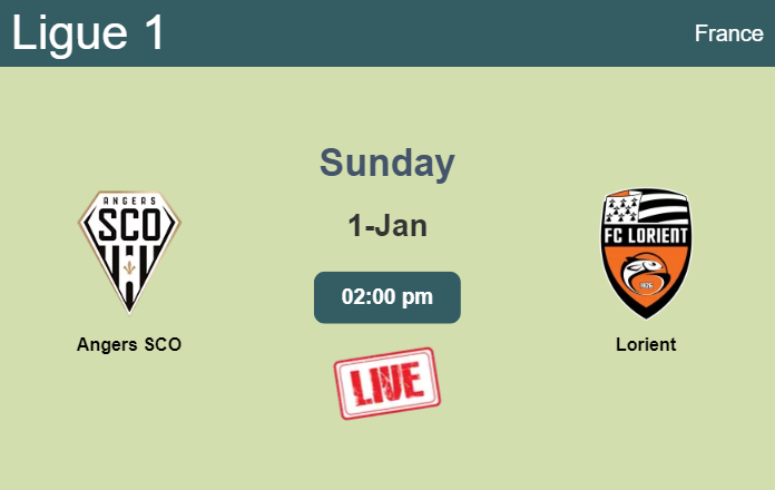 How to watch Angers SCO vs. Lorient on live stream and at what time
